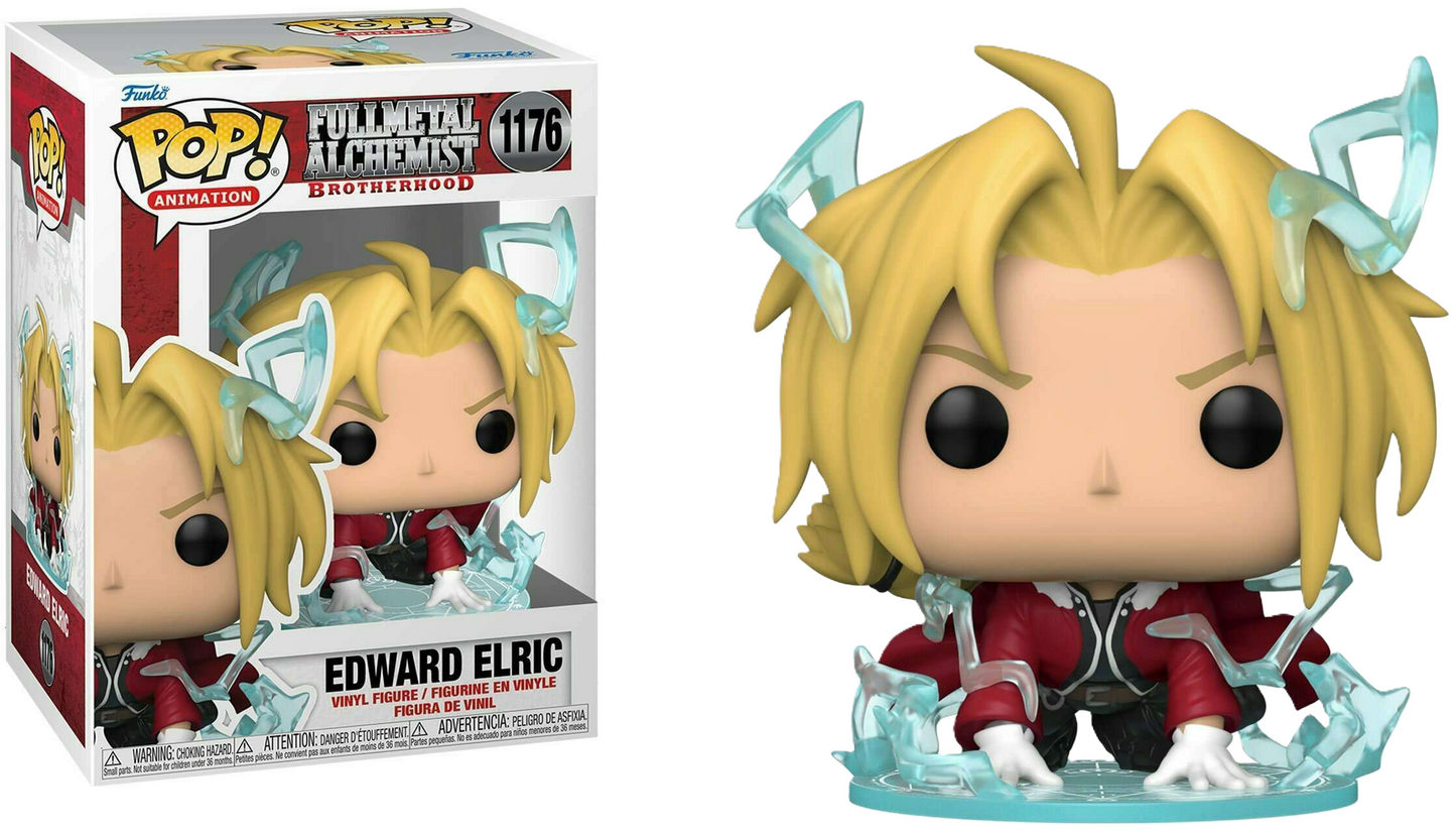 FUNKO POP! Vinyl Animation RARE Fullmetal Alchemist Brotherhood #1176 Edward Elric (w/ Energy) [VAULTED]