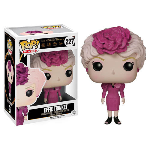 FUNKO POP! Vinyl Movies RARE The Hunger Games #227 Effie Trinket [VAULTED]