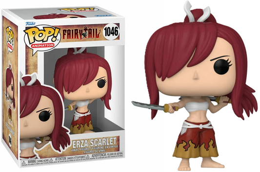 FUNKO POP! Vinyl Animation RARE Fairy Tail #1046 Erza Scarlet [VAULTED]