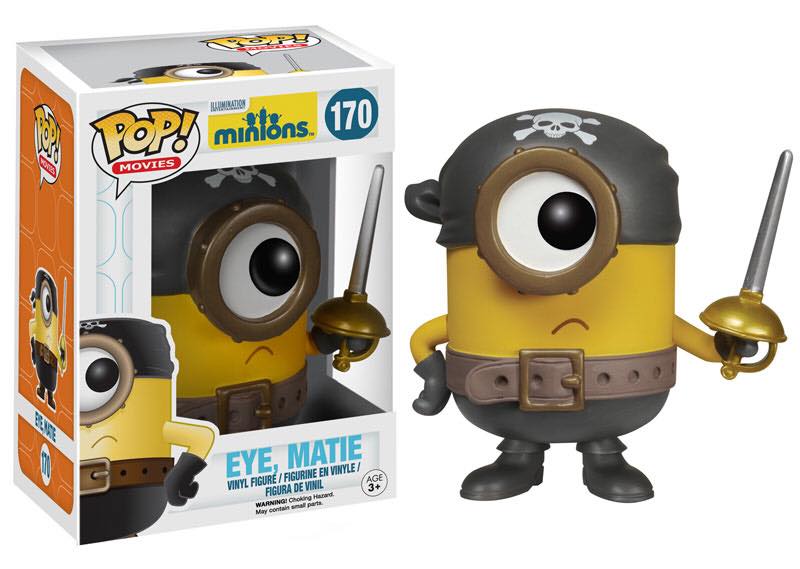 FUNKO POP! Vinyl Movies RARE Minions #170 Eye, Matie [VAULTED]