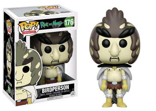 FUNKO POP! Vinyl Animation RARE Rick and Morty #176 Birdperson [VAULTED]