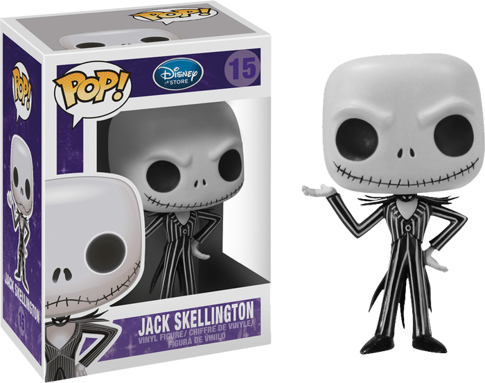 FUNKO POP! Vinyl Disney RARE #15 Jack Skellington (1st Release - No Warning/Age) [VAULTED]