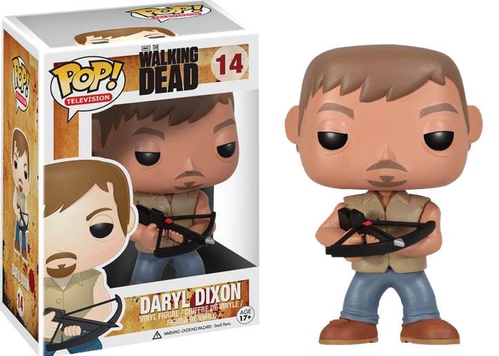 FUNKO POP! Vinyl Television RARE The Walking Dead #14 Daryl Dixon [VAULTED]