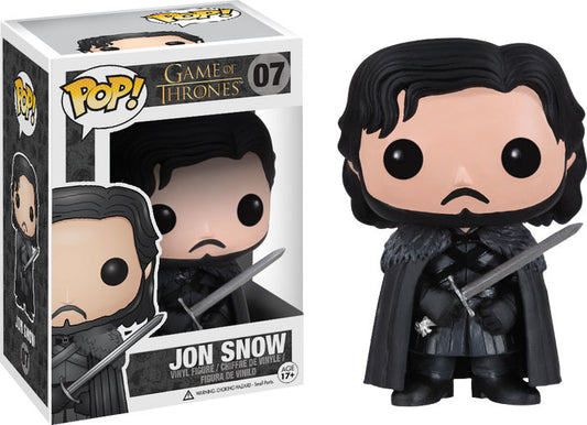 FUNKO POP! Vinyl Game of Thrones RARE #07 Jon Snow [VAULTED]