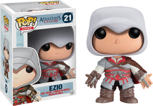 FUNKO POP! Vinyl Games RARE Assassin's Creed 2 #21 Ezio [VAULTED]