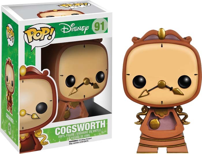 FUNKO POP! Vinyl Disney RARE #91 Cogsworth [VAULTED]