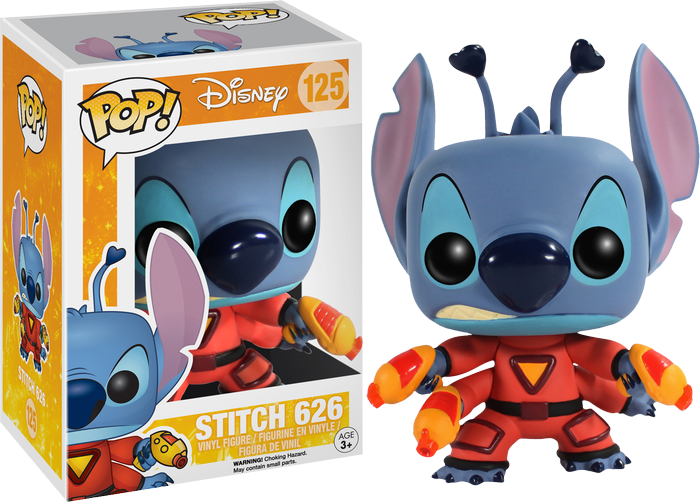 FUNKO POP! Vinyl Disney RARE #125 Stitch (Experiment 626) [VAULTED]