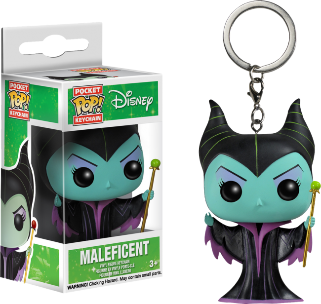 FUNKO POCKET POP! Vinyl Figure Keychain RARE Maleficent (Pocket Pop!) [Spencer's (Stickerless)] [VAULTED]