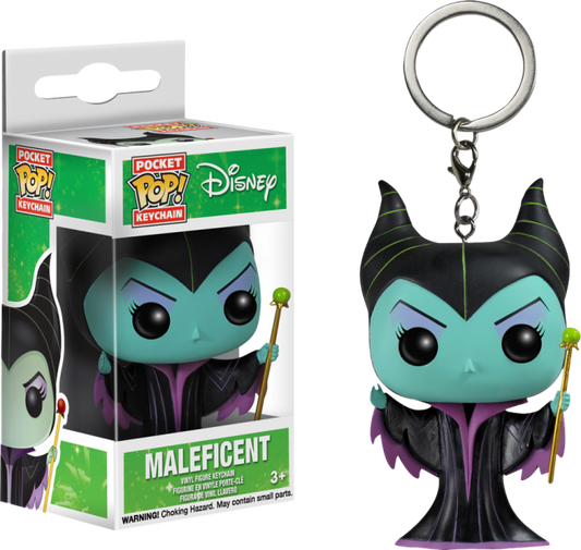 FUNKO POCKET POP! Vinyl Figure Keychain RARE Maleficent (Pocket Pop!) [Spencer's (Stickerless)] [VAULTED]