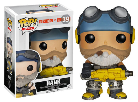 FUNKO POP! Vinyl Games RARE Evolve #39 Hank [VAULTED]