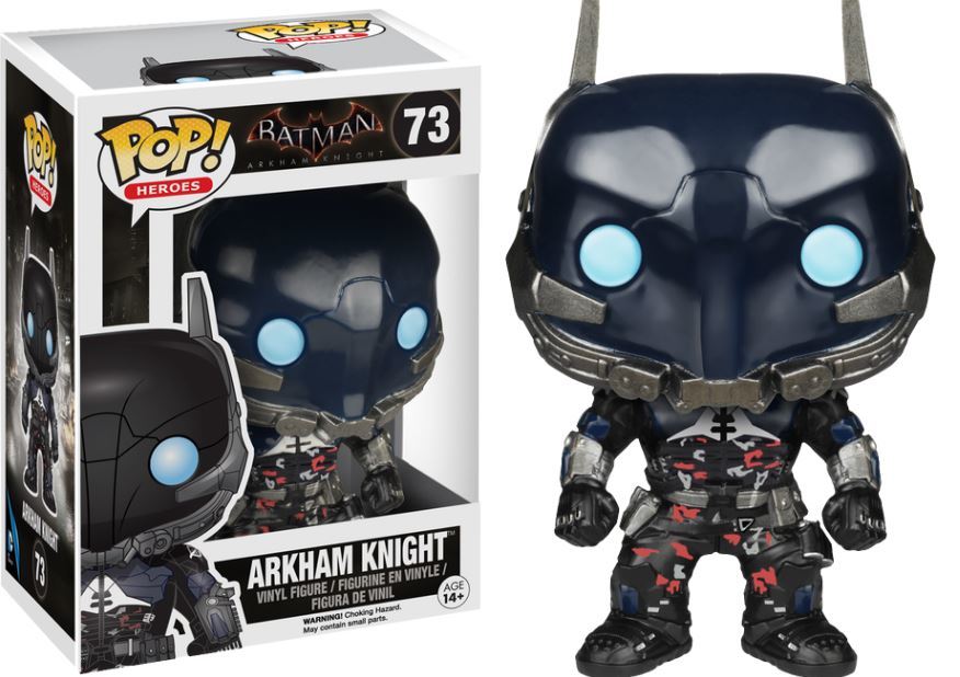 FUNKO POP! Vinyl Heroes RARE Batman Arkham Knight #73 Arkham Knight [VAULTED]