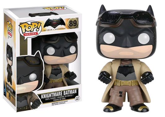 FUNKO POP! Vinyl Heroes RARE Batman vs Superman #89 Knightmare Batman (Dawn of Justice) [VAULTED]