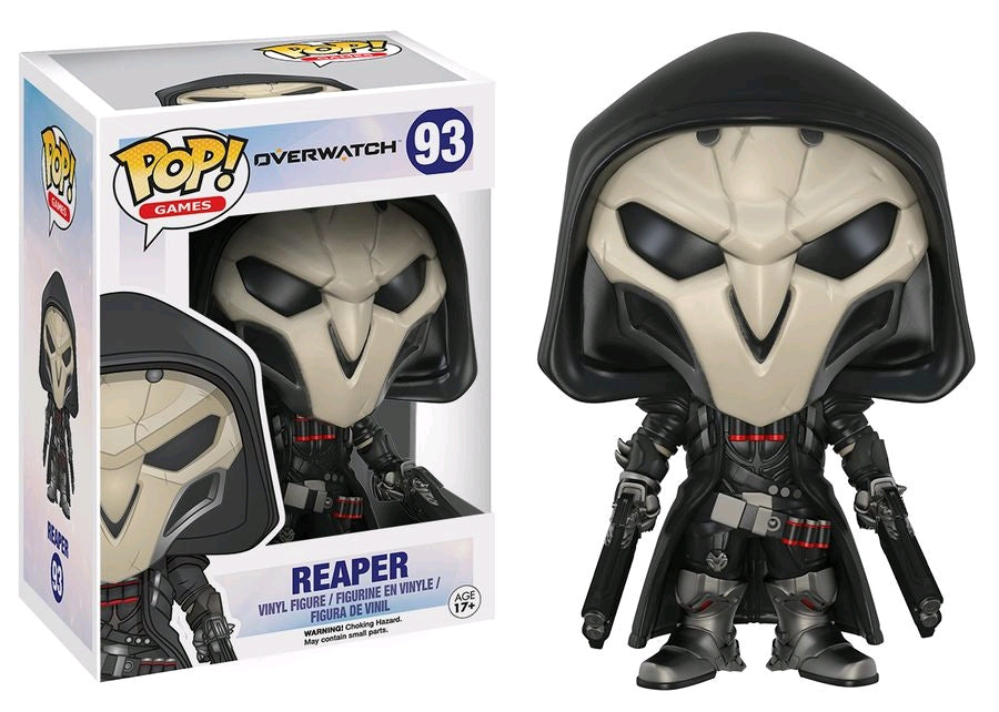 FUNKO POP! Vinyl Games RARE Overwatch #93 Reaper [VAULTED]