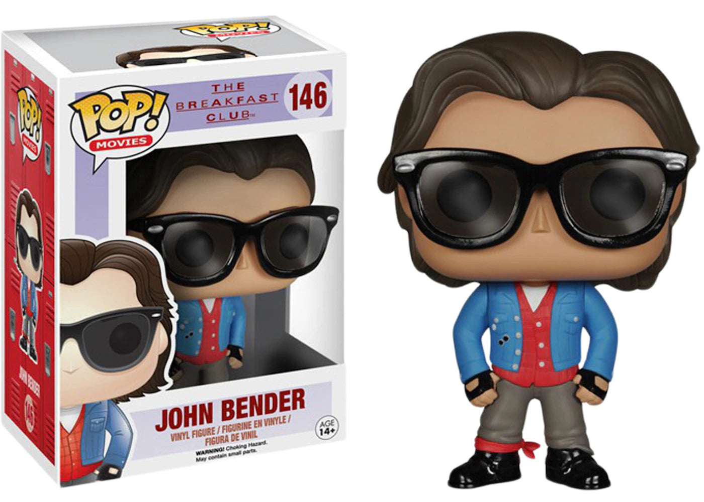 FUNKO POP! Vinyl Movies RARE The Breakfast Club #146 John Bender [VAULTED]