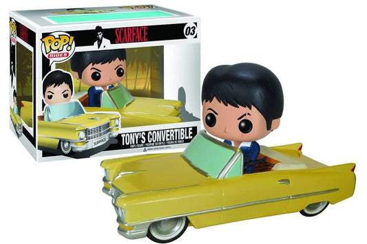 FUNKO POP! Vinyl Rides RARE Scarface #03 Tony's Convertible [VAULTED]