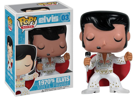 FUNKO POP! Vinyl Rocks RARE Elvis #03 1970's Elvis [VAULTED]