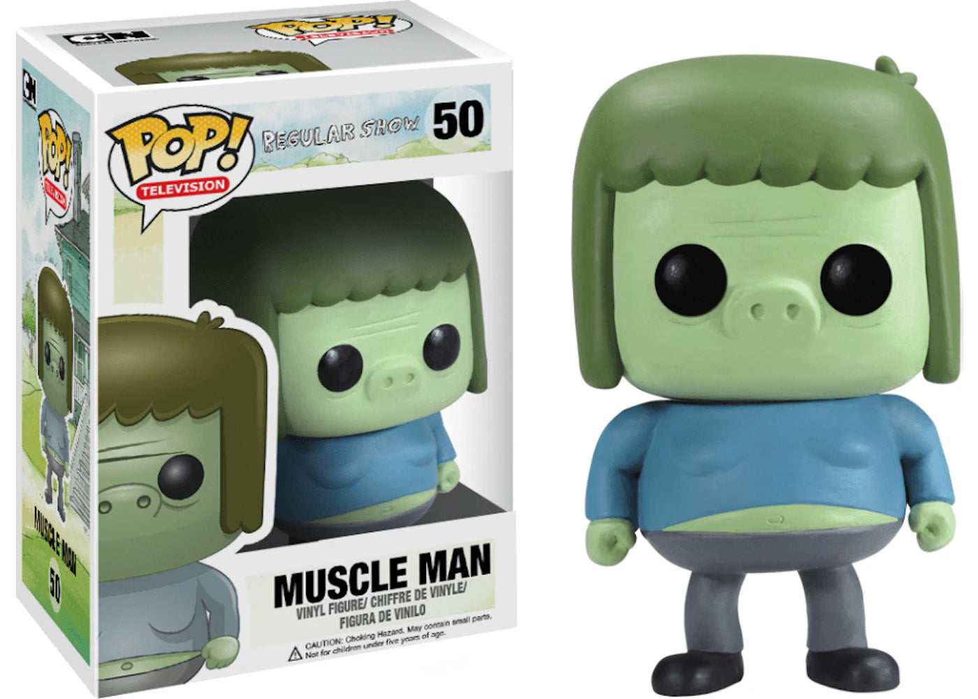 FUNKO POP! Vinyl Television RARE Regular Show #50 Muscle Man [VAULTED]