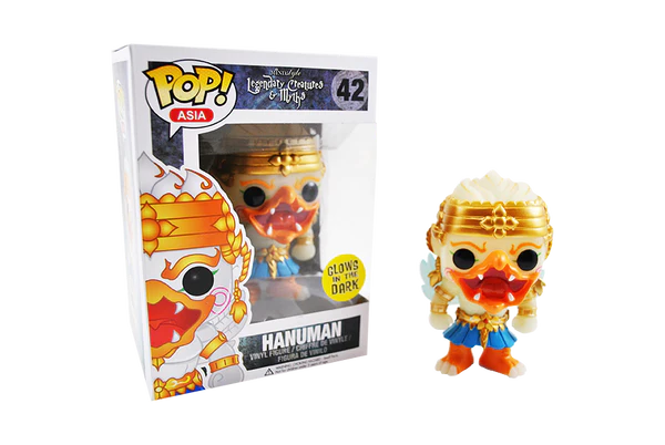 FUNKO POP! Vinyl Asia RARE Legendary Creatures & Myths #42 Hanuman (GITD) [BCC] [VAULTED]