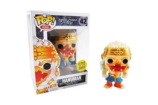 FUNKO POP! Vinyl Asia RARE Legendary Creatures & Myths #42 Hanuman (GITD) [BCC] [VAULTED]