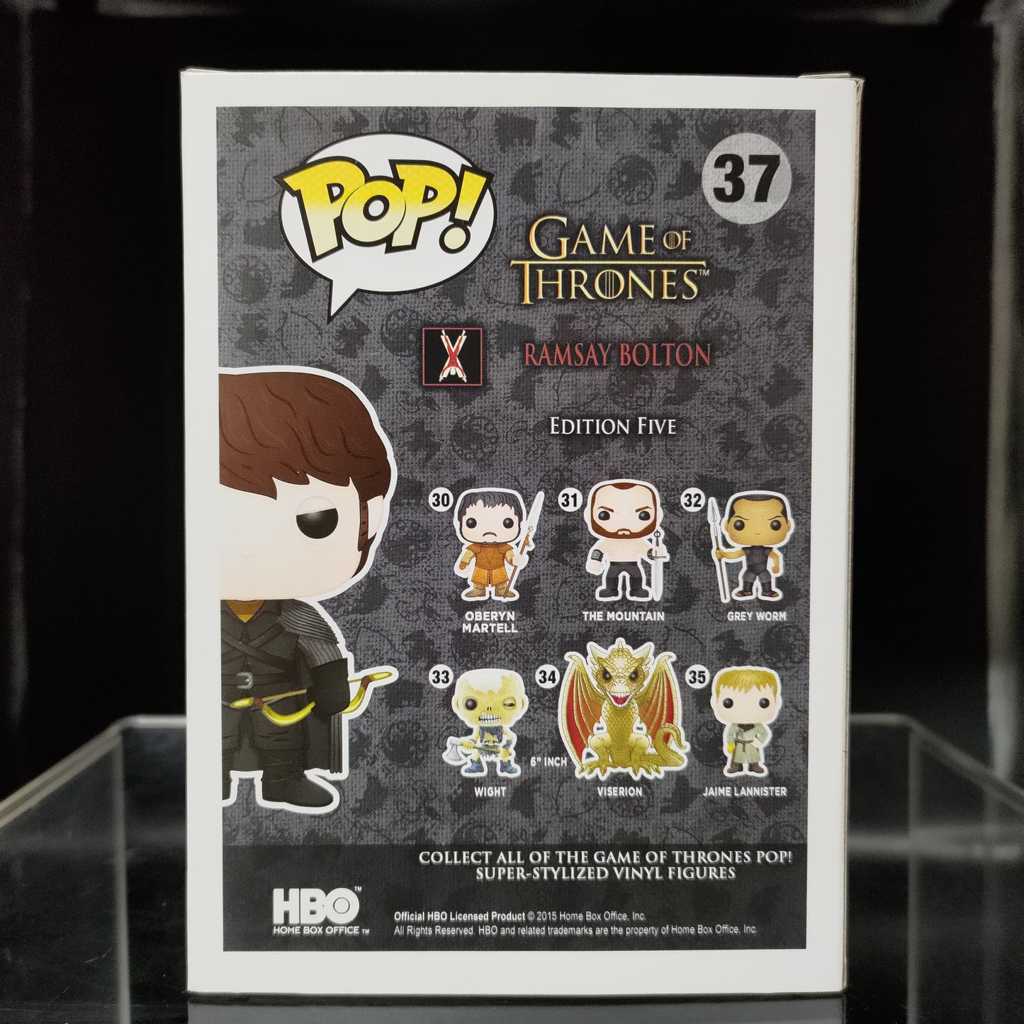 FUNKO POP! Vinyl Game of Thrones RARE #37 Ramsay Bolton [GameStop (Stickerless)]