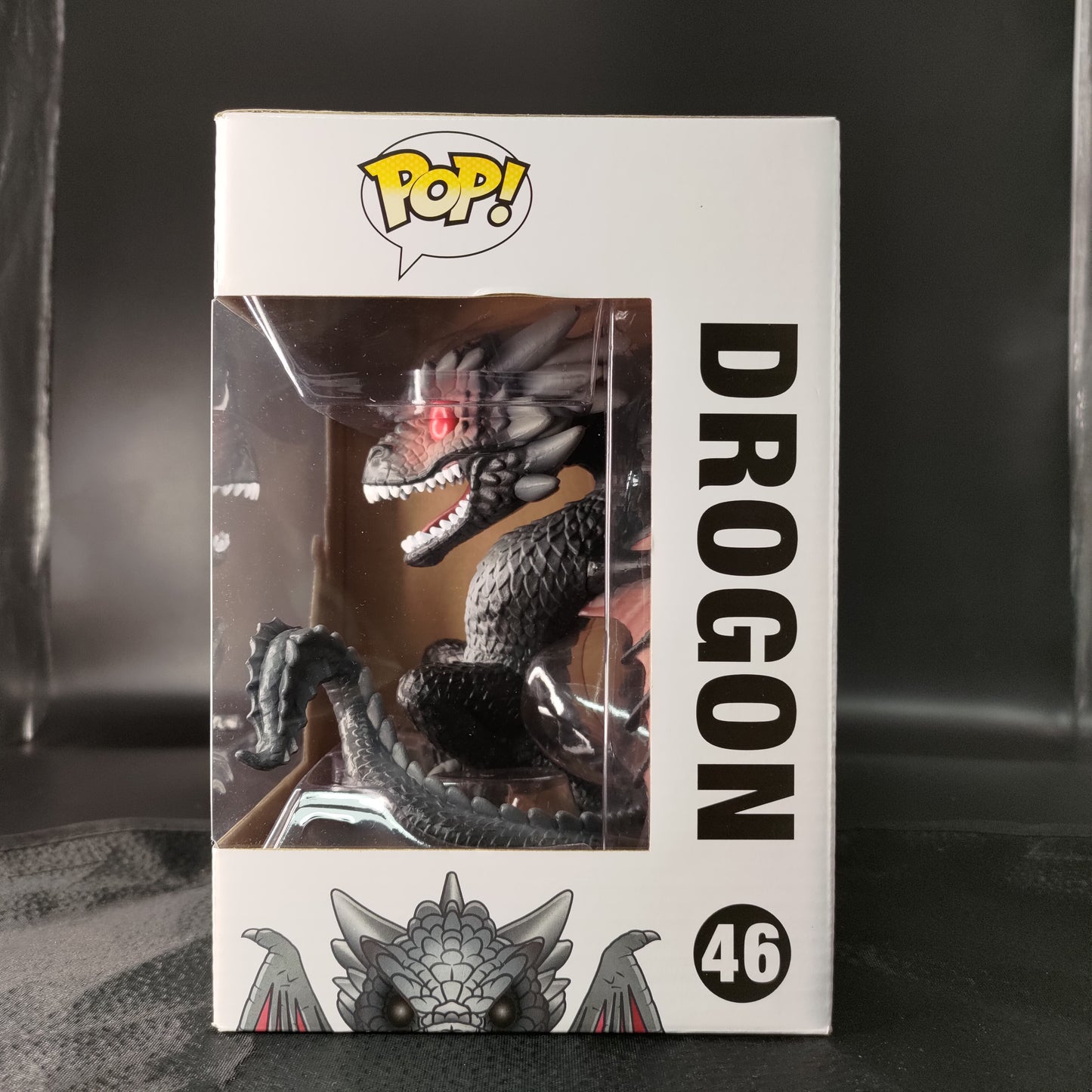 FUNKO POP! Vinyl Game of Thrones RARE #46 Drogon (6in Super) [Hot Topic (Stickerless)] [VAULTED]