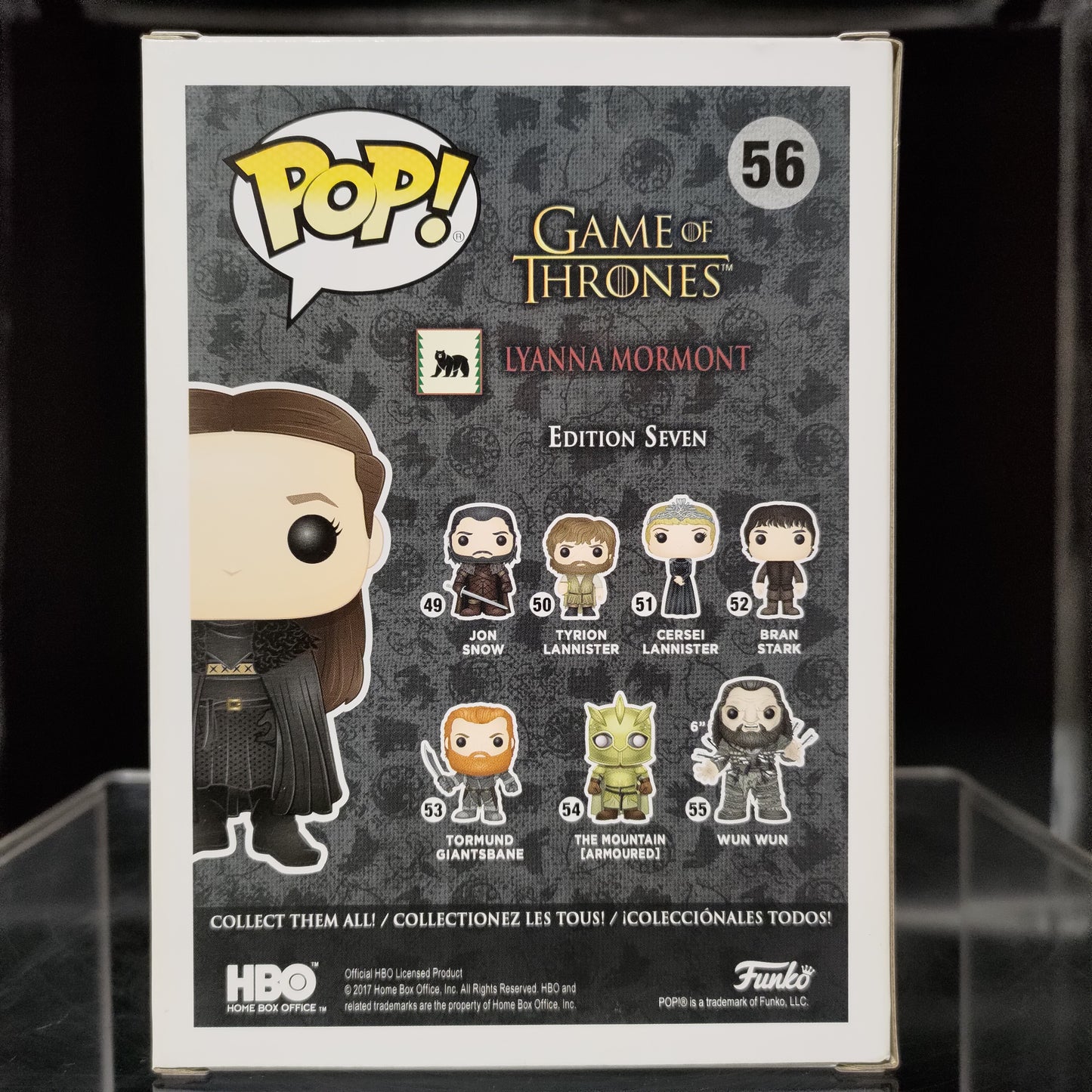 FUNKO POP! Vinyl Game of Thrones RARE #56 Lyanna Mormont [Fall Convention] [VAULTED]