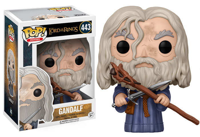 FUNKO POP! Vinyl Movies RARE LOTR #443 Gandalf (Balrog Fight) [VAULTED]