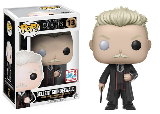 FUNKO POP! Vinyl RARE Fantastic Beasts #13 Gellert Grindelwald [Fall Convention] [VAULTED]