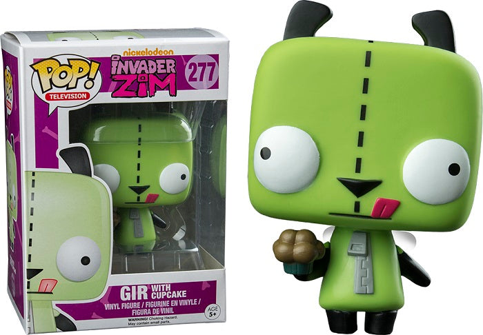 FUNKO POP! Vinyl Television RARE Invader Zim #277 Gir With Cupcake [Regular] [VAULTED]