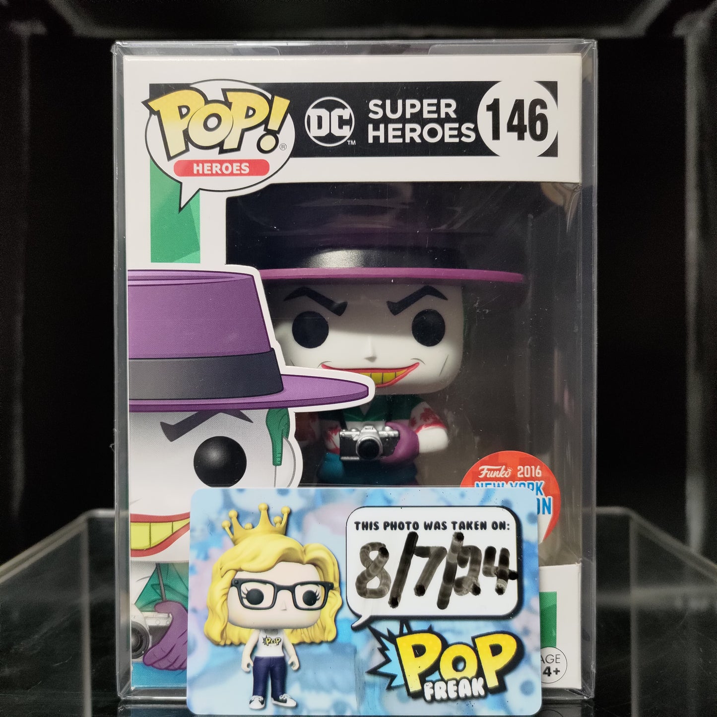 FUNKO POP! Vinyl Heroes RARE DC Super Heroes #146 The Joker (Killing Joke) [NYCC] [VAULTED]