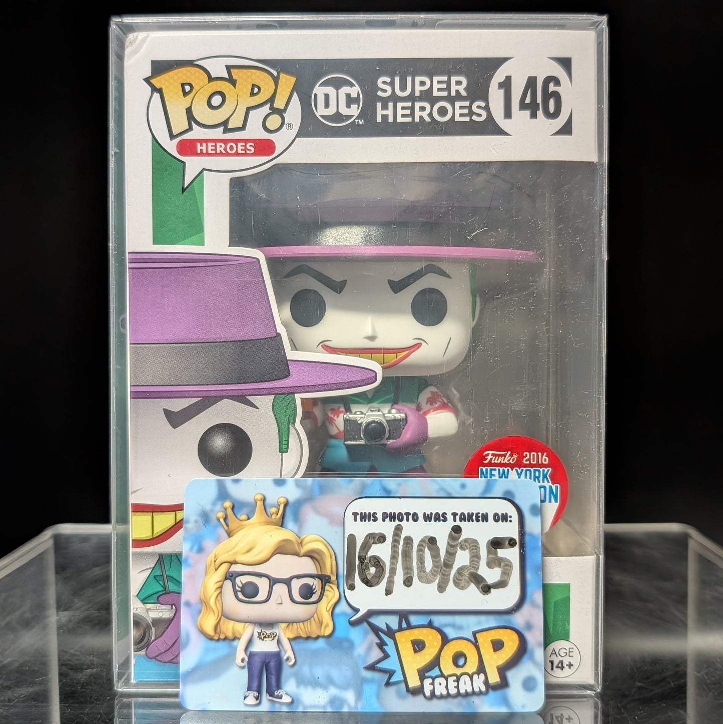 FUNKO POP! Vinyl Heroes RARE DC Super Heroes #146 The Joker (Killing Joke) [NYCC] [VAULTED]