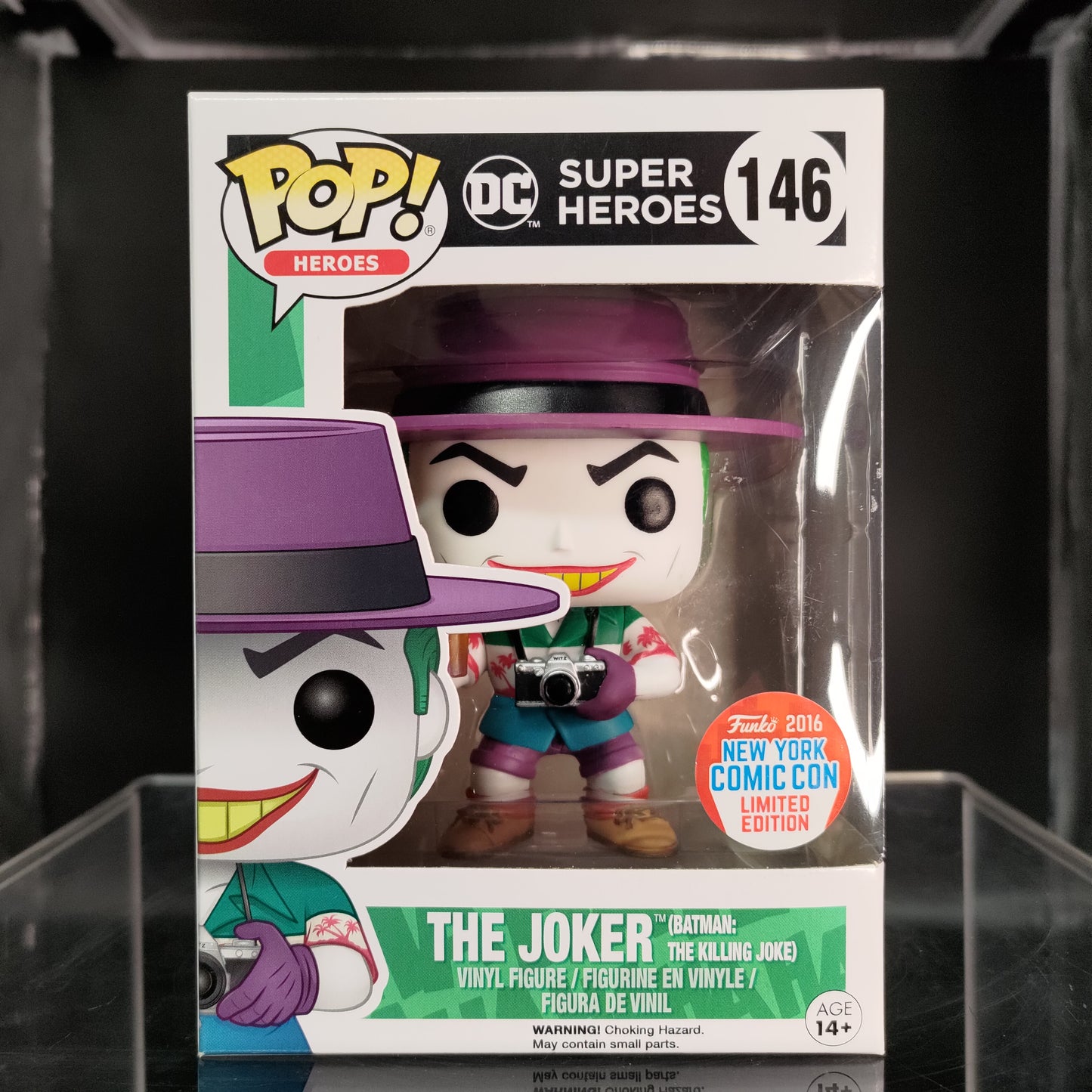 FUNKO POP! Vinyl Heroes RARE DC Super Heroes #146 The Joker (Killing Joke) [NYCC] [VAULTED]