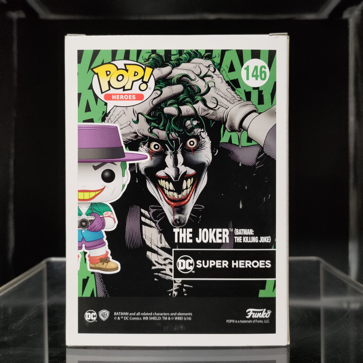 FUNKO POP! Vinyl Heroes RARE DC Super Heroes #146 The Joker (Killing Joke) [NYCC] [VAULTED]