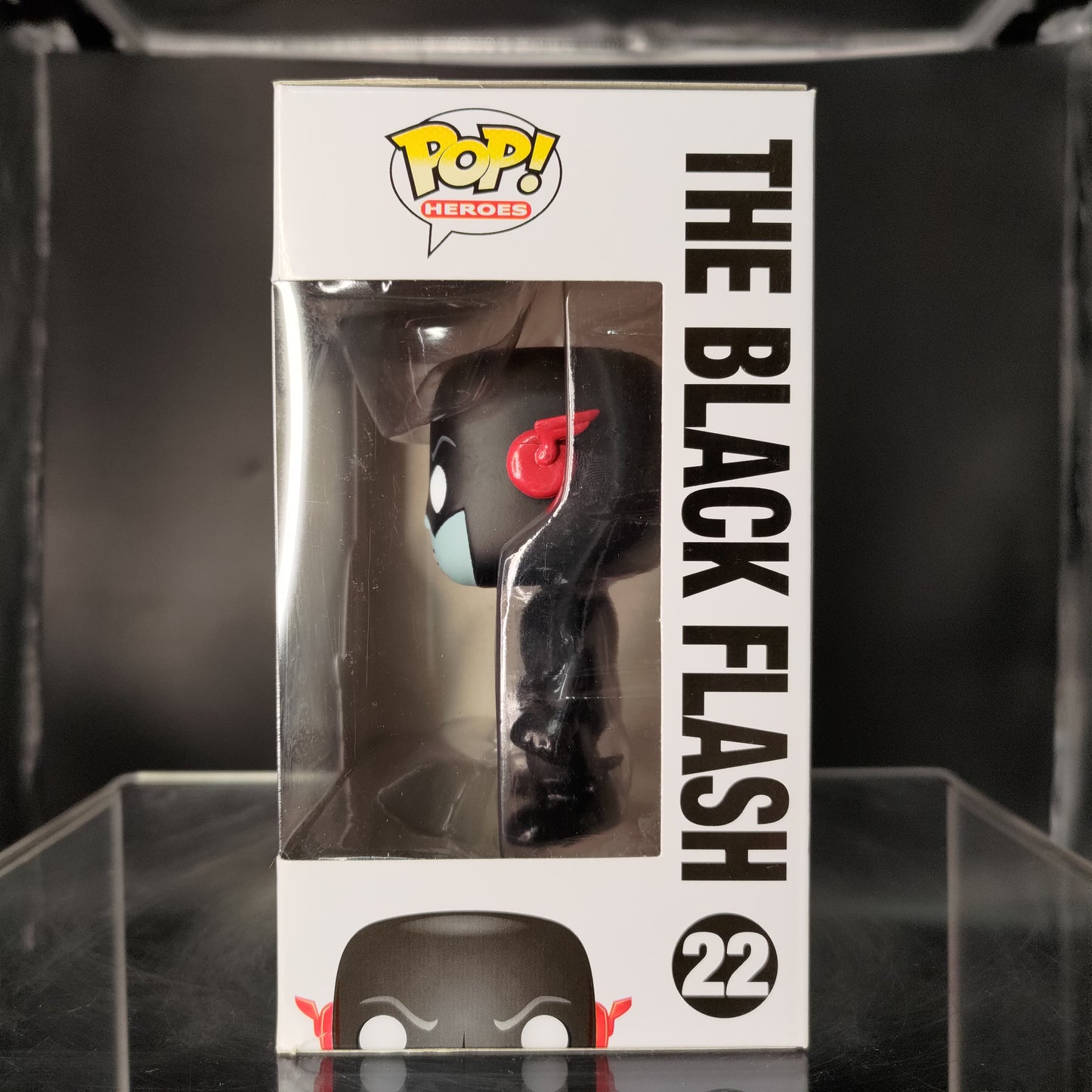 FUNKO POP! Vinyl Heroes RARE DC Universe #22 The Black Flash [Fugitive Toys (Stickerless)] [VAULTED]