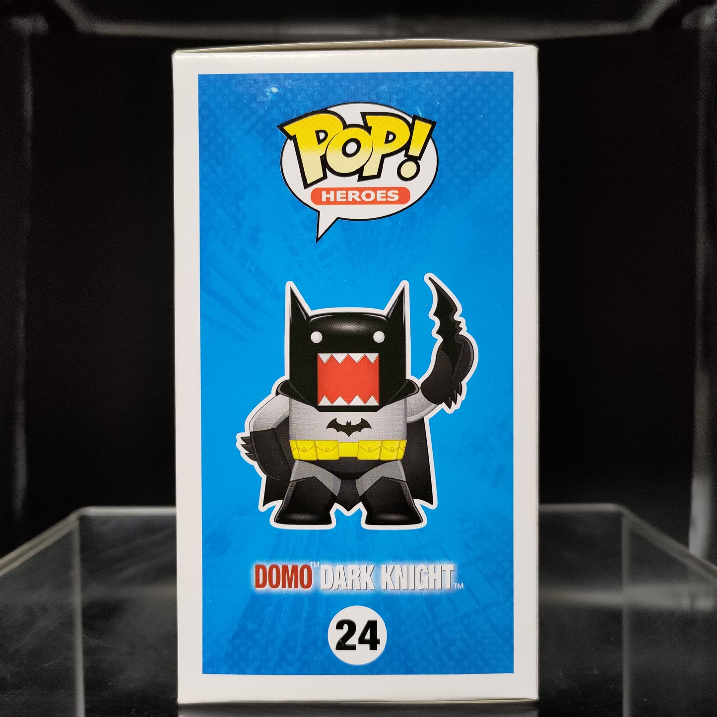 FUNKO POP! Vinyl Heroes RARE Domo + DC Comics #24 Domo Dark Knight [VAULTED]