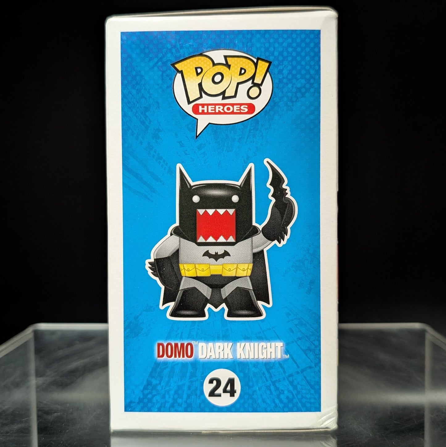 FUNKO POP! Vinyl Heroes RARE Domo + DC Comics #24 Domo Dark Knight [VAULTED]