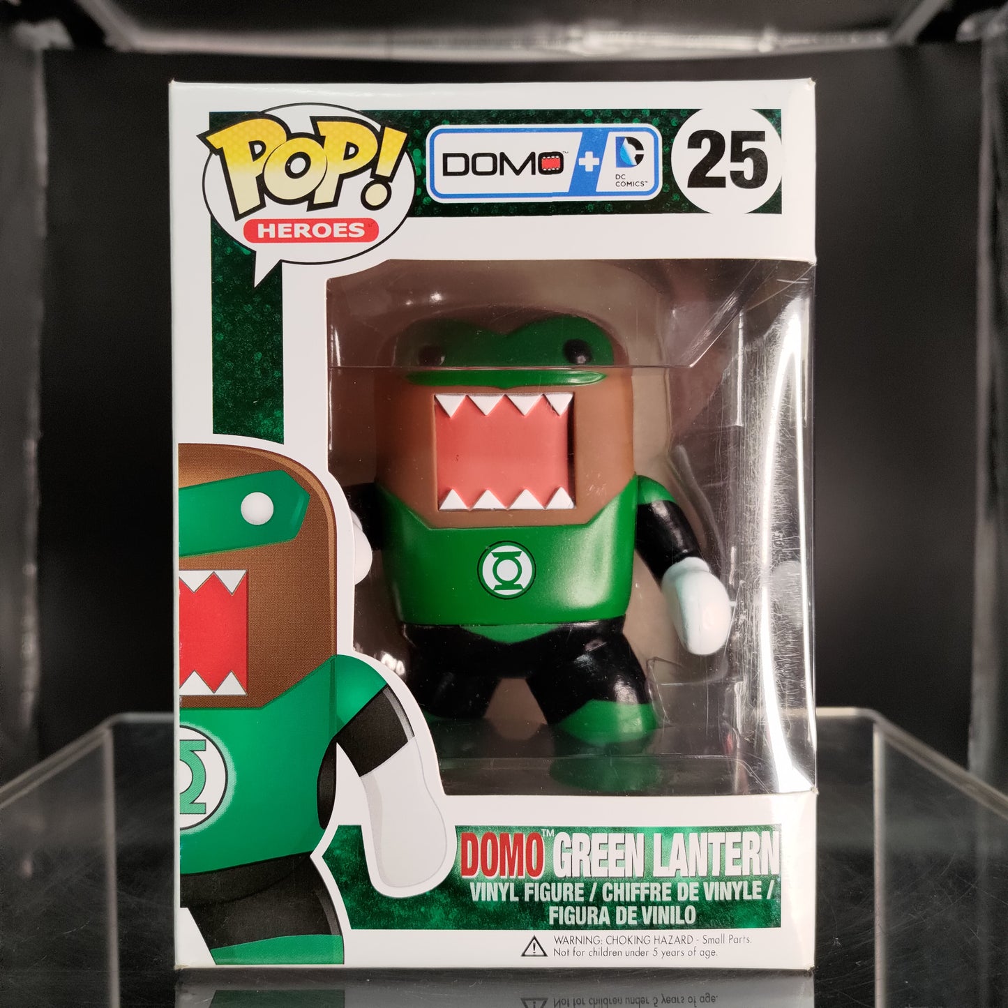 FUNKO POP! Vinyl Heroes RARE Domo + DC Comics #25 Domo Green Lantern [VAULTED]