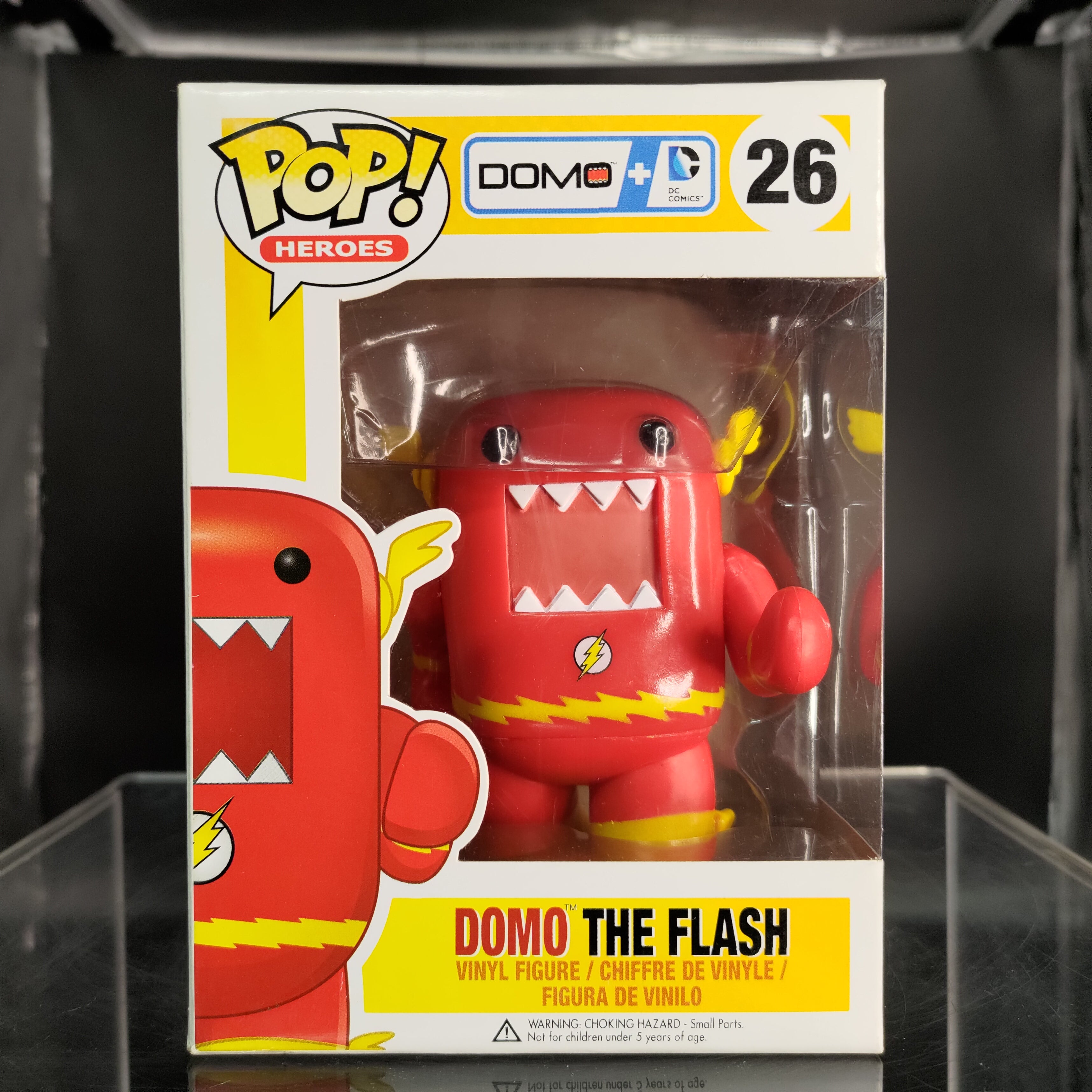 FUNKO POP! Vinyl Movies RARE Domo + DC Comics #26 Domo The Flash