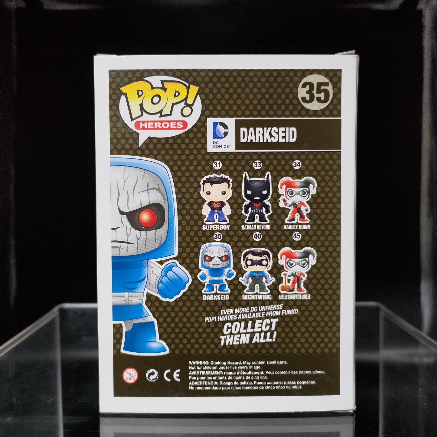 FUNKO POP! Vinyl Heroes RARE DC Comics #35 Darkseid [VAULTED]