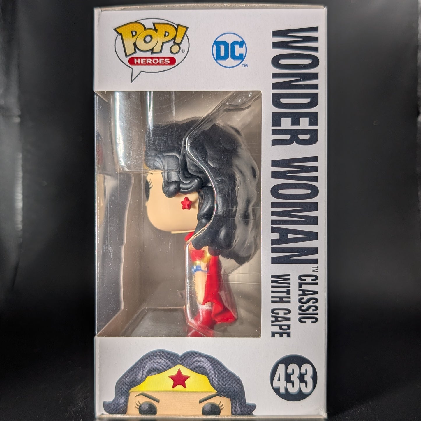 FUNKO POP! Vinyl Heroes RARE Wonder Woman #433 Wonder Woman Classic With Cape [VAULTED]