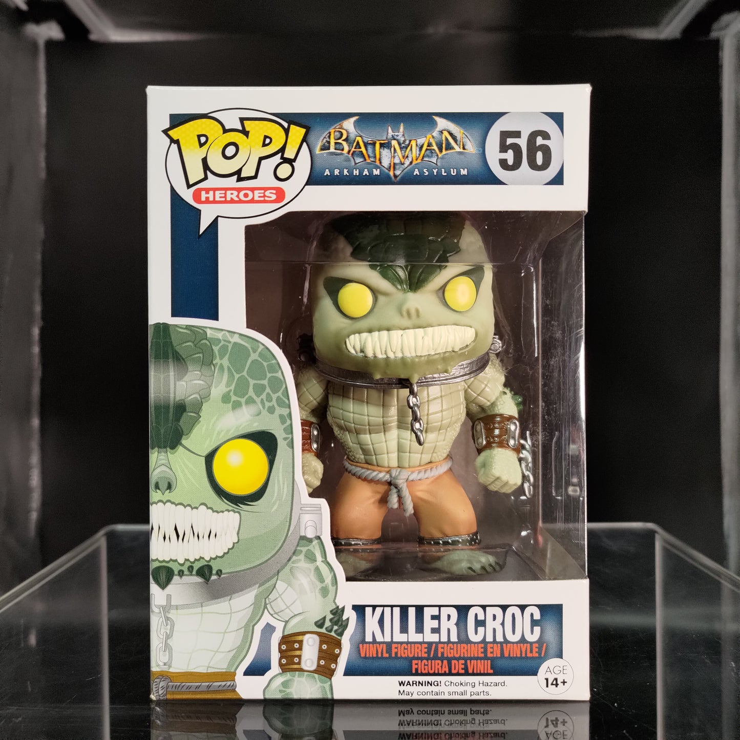 FUNKO POP! Vinyl Heroes RARE Batman Arkham Asylum #56 Killer Croc (Arkham Asylum) [VAULTED]