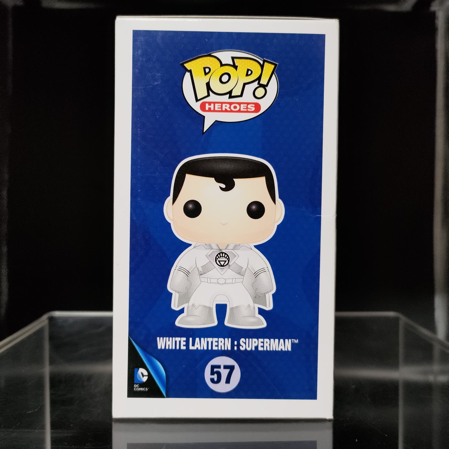 FUNKO POP! Vinyl Heroes RARE DC Super Heroes #57 White Lantern: Superman (Regular) [Fugitive Toys (Stickerless)] [VAULTED]