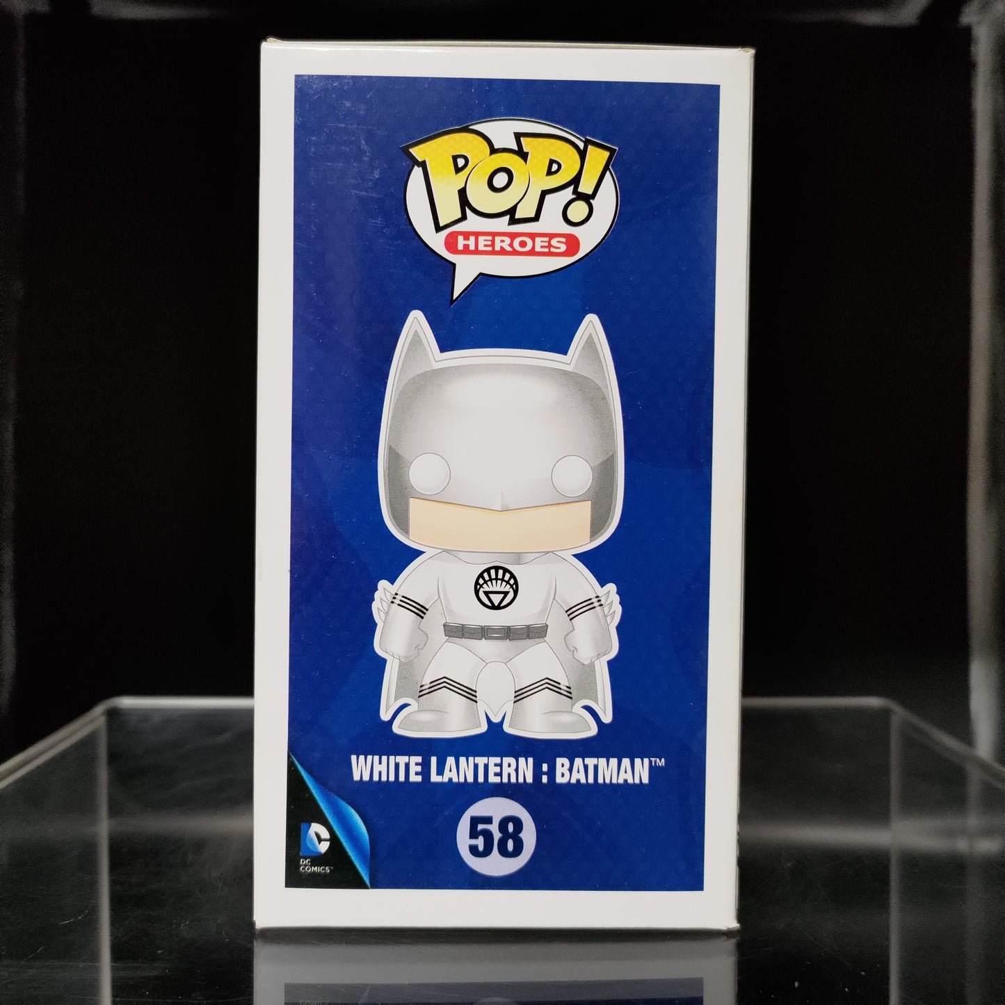 FUNKO POP! Vinyl Heroes RARE DC Super Heroes #58 White Lantern: Batman [Fugitive Toys (Stickerless)] [VAULTED]