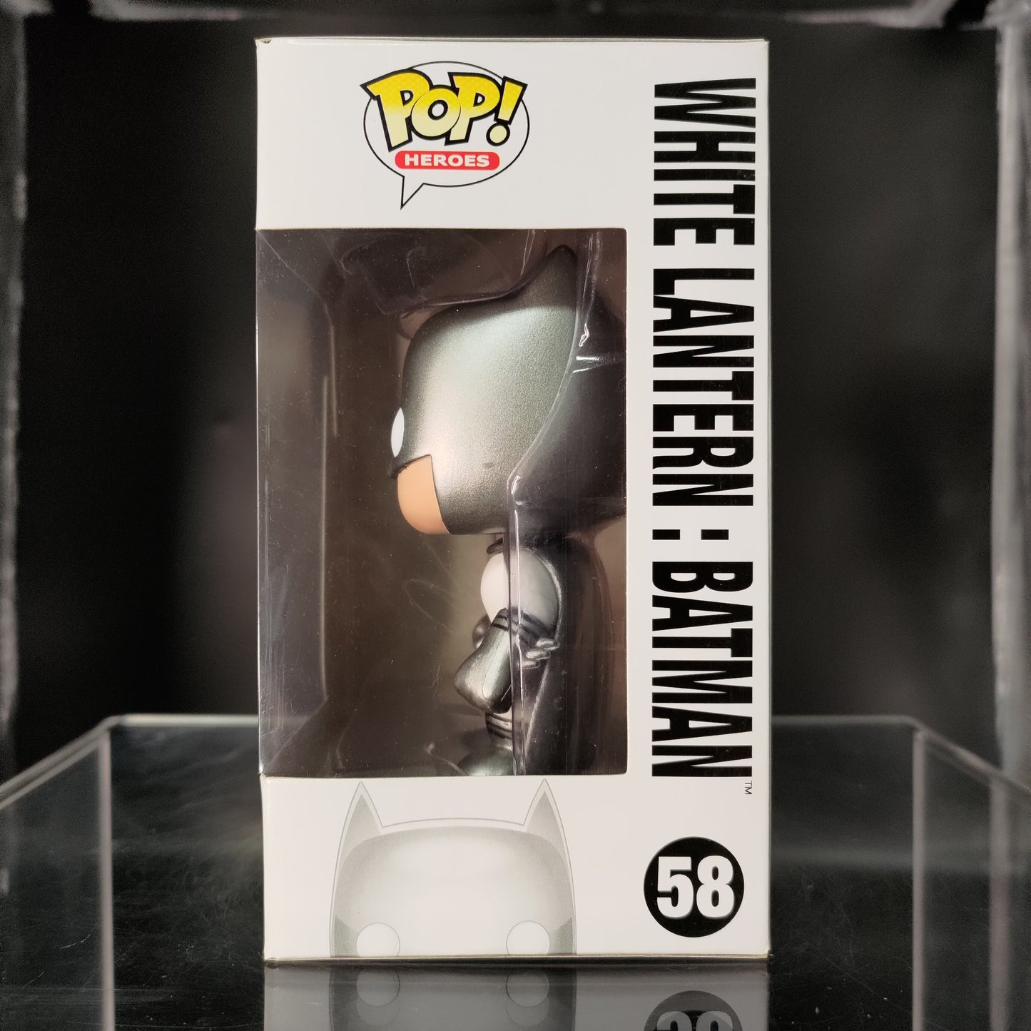 FUNKO POP! Vinyl Heroes RARE DC Super Heroes #58 White Lantern: Batman [Fugitive Toys (Stickerless)] [VAULTED]