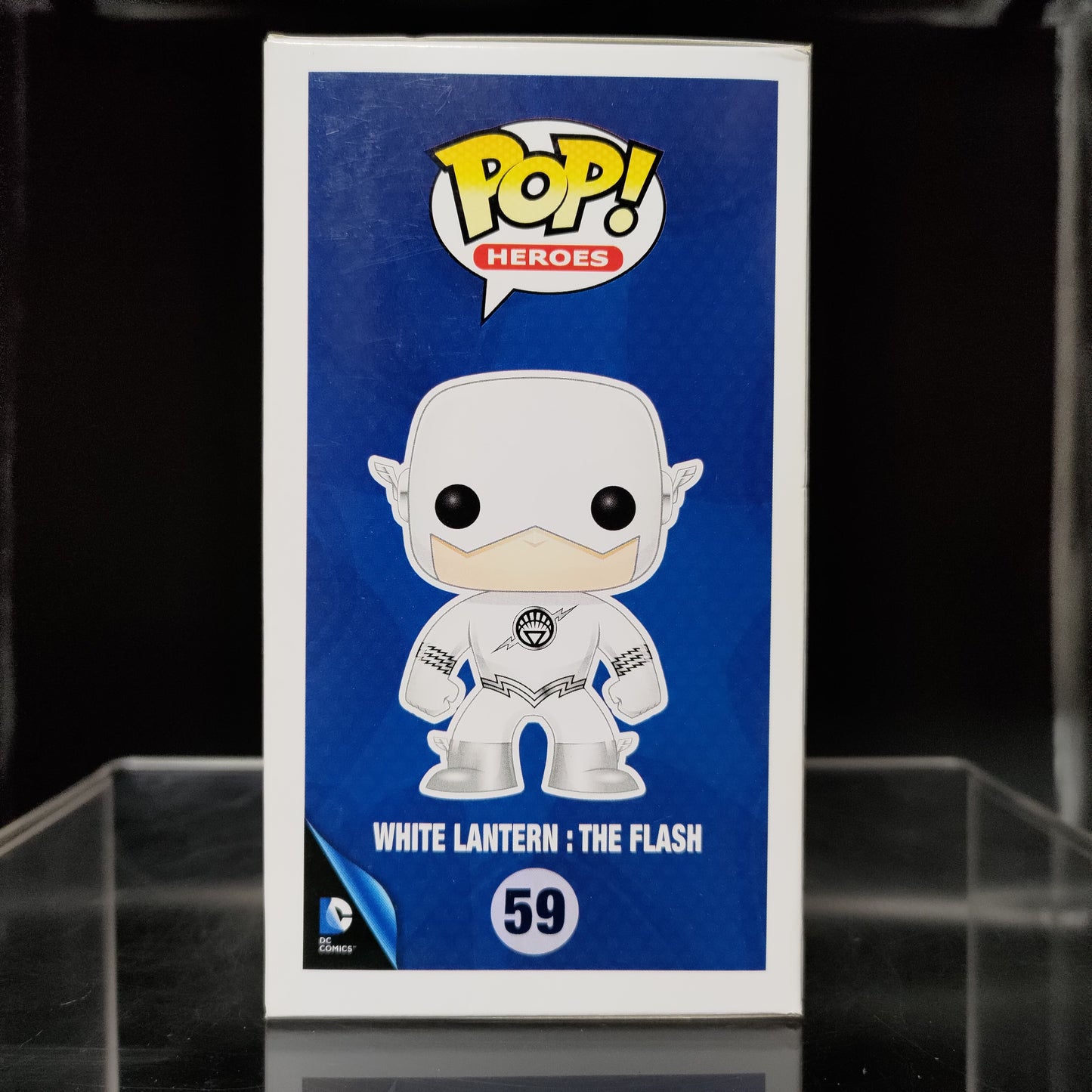 FUNKO POP! Vinyl Heroes RARE DC Super Heroes #59 White Lantern: The Flash [Fugitive Toys (Stickerless)] [VAULTED]