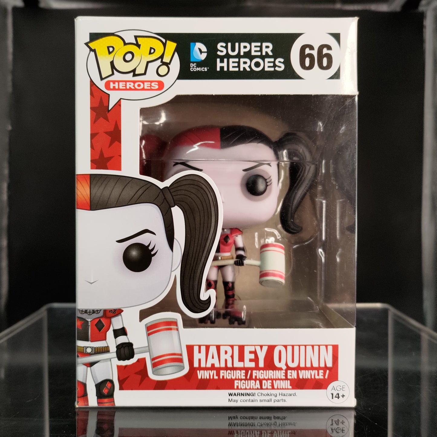 FUNKO POP! Vinyl Heroes RARE DC Super Heroes #66 Harley Quinn (New 52 - Roller Derby) [Standard Release] [VAULTED]