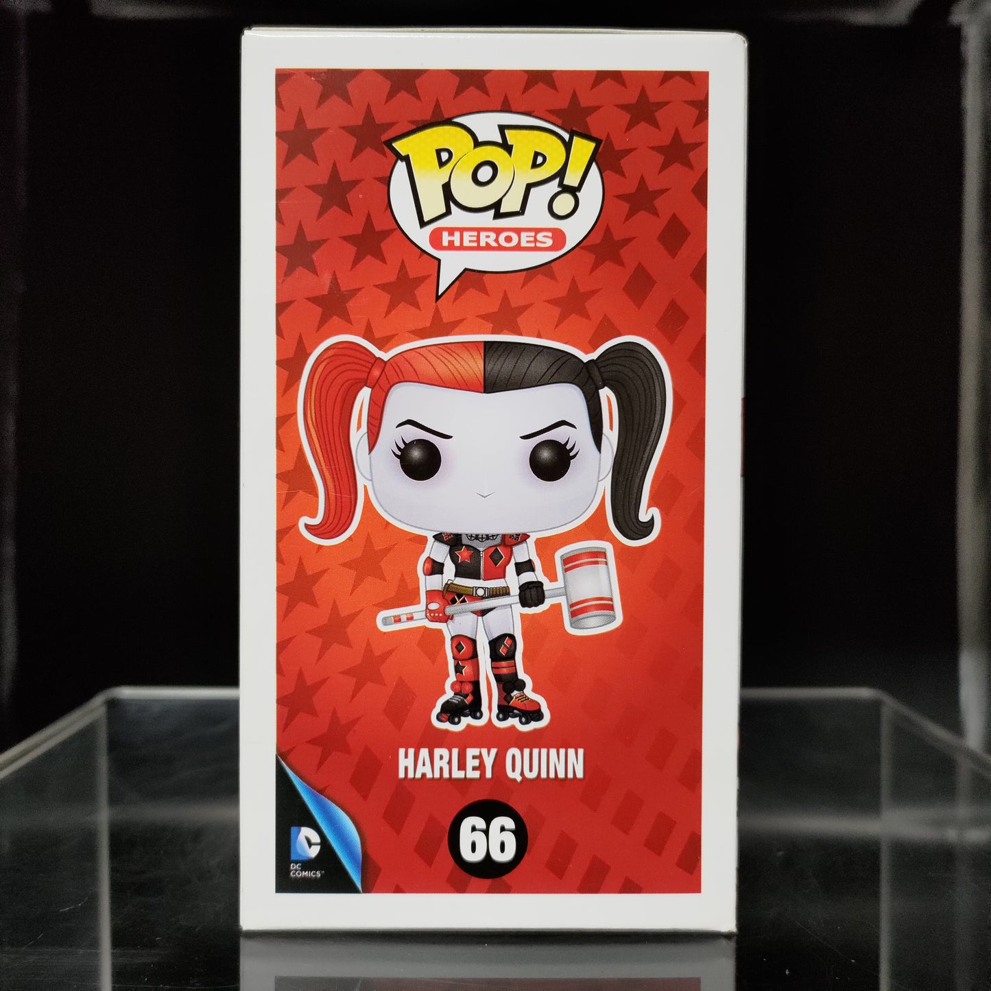 FUNKO POP! Vinyl Heroes RARE DC Super Heroes #66 Harley Quinn (New 52 - Roller Derby) [Standard Release] [VAULTED]