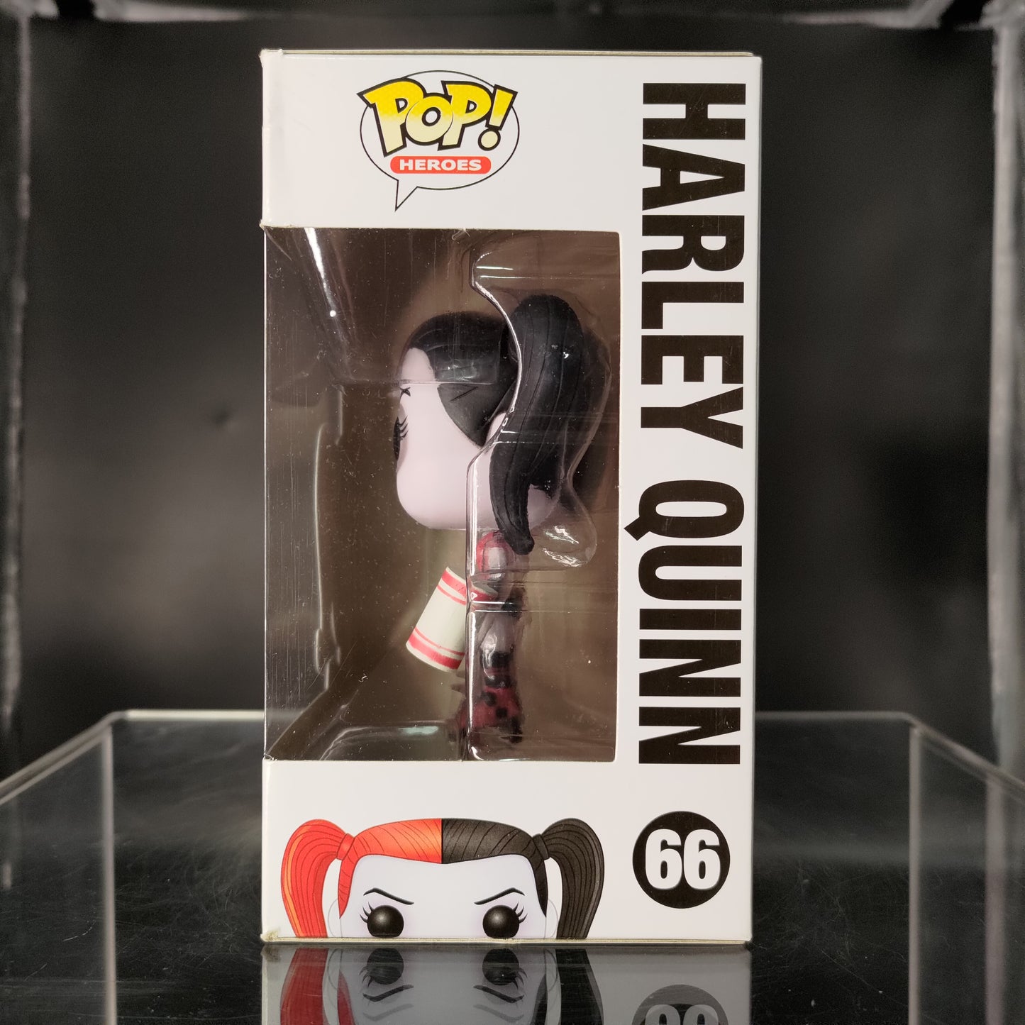 FUNKO POP! Vinyl Heroes RARE DC Super Heroes #66 Harley Quinn (New 52 - Roller Derby) [Standard Release] [VAULTED]