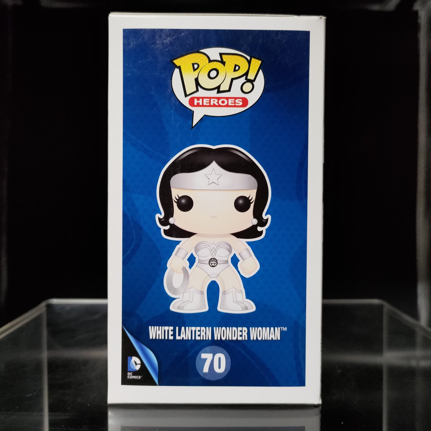 FUNKO POP! Vinyl Heroes RARE DC Super Heroes #70 White Lantern: Wonder Woman [Fugitive Toys (Stickerless)] [VAULTED]