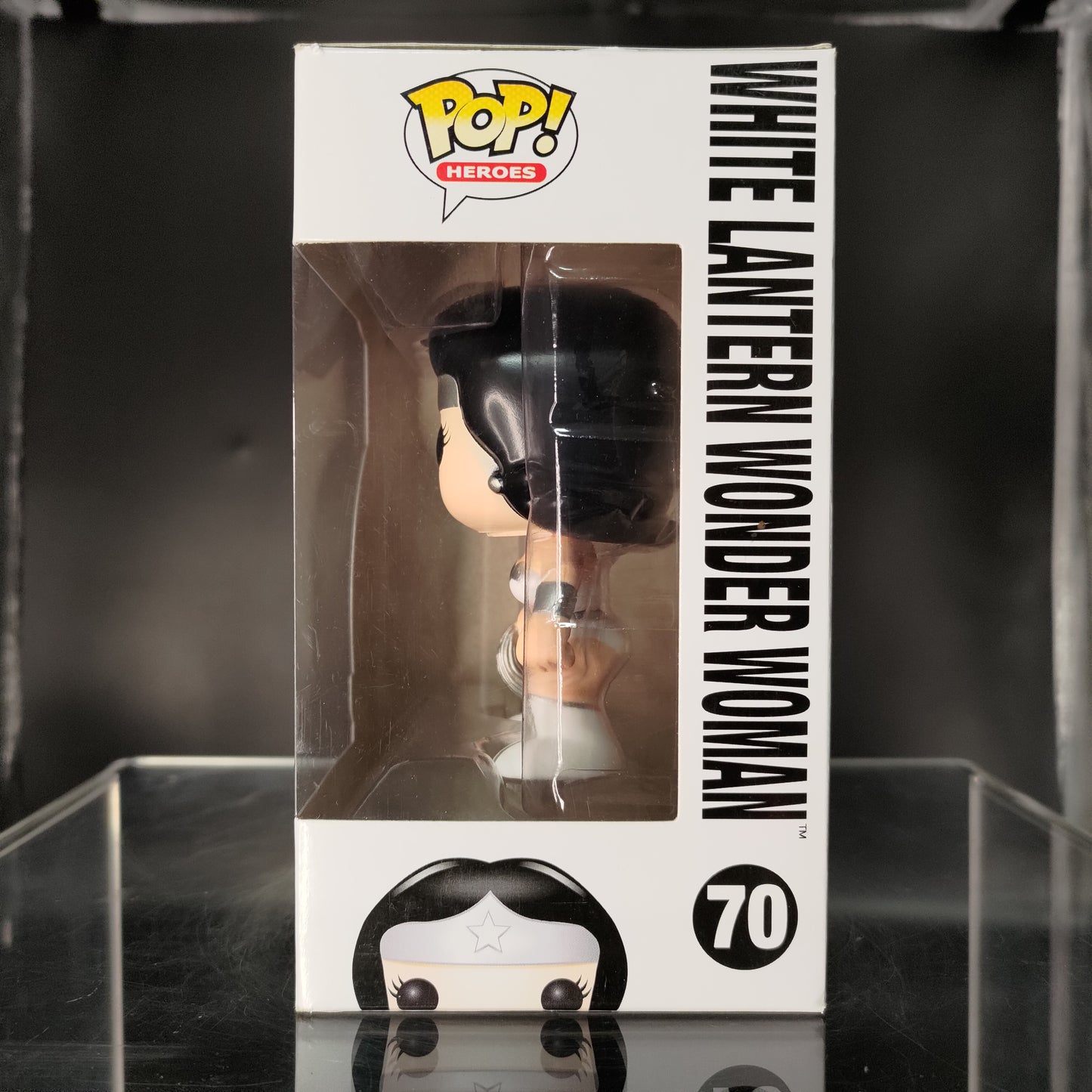 FUNKO POP! Vinyl Heroes RARE DC Super Heroes #70 White Lantern: Wonder Woman [Fugitive Toys (Stickerless)] [VAULTED]